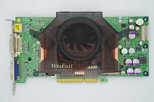 丽台Winfast A400 TDH 128MB显示卡（nVIDIA GeForce 6800芯片）